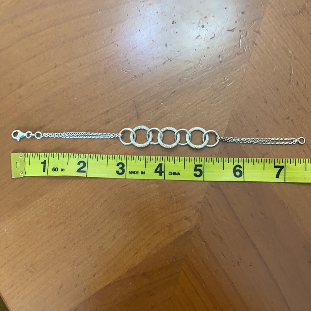 Solid Sterling silver bracelet - Picture 5 of 10